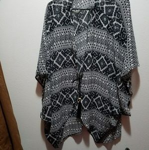 Born Famous Chiffon cardigan